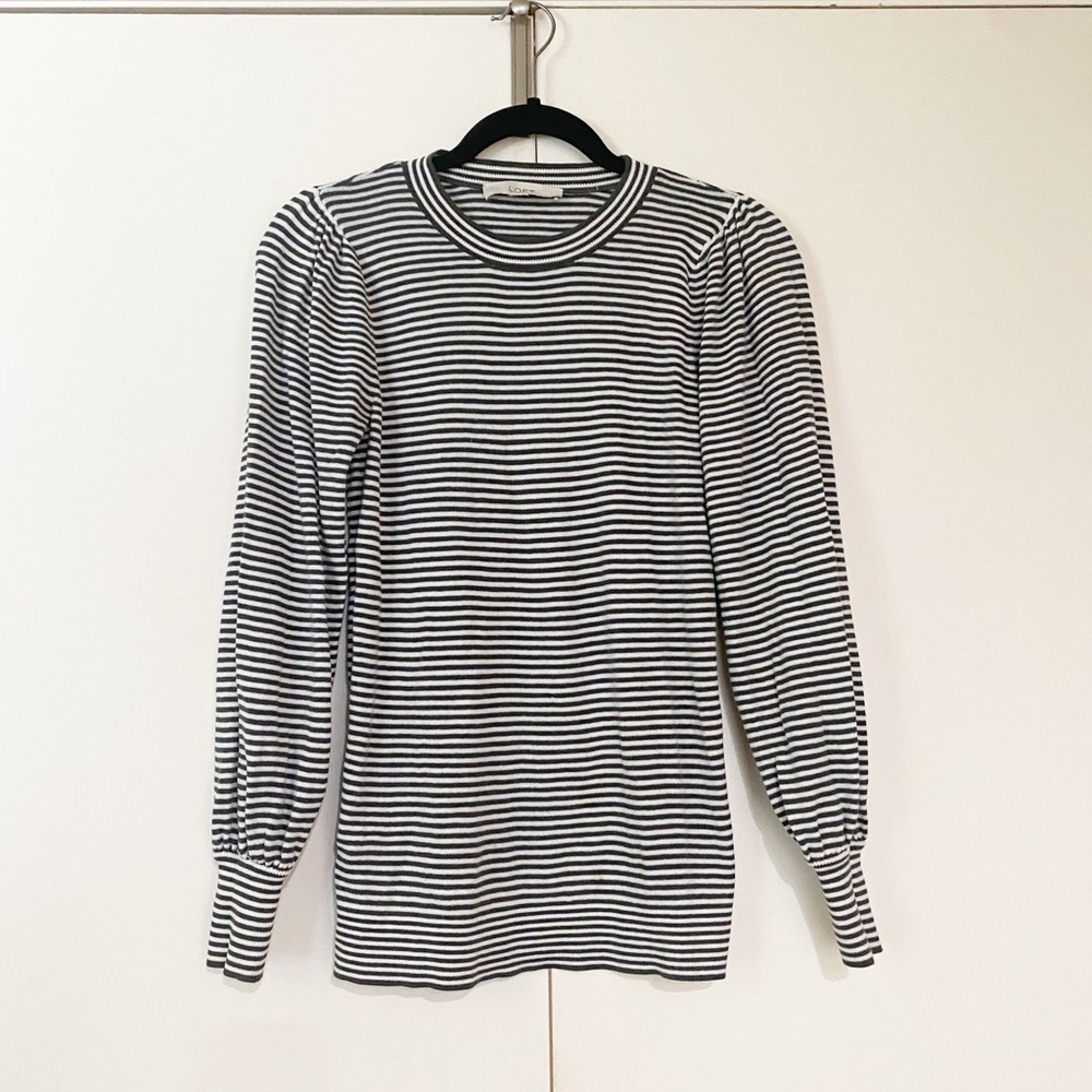 Loft striped sweater top
